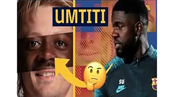 چالش تشخیص چهره بازیکنان بارسا با اومتیتی + فیلم