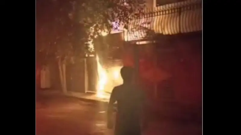 آتش سوزی مشهد