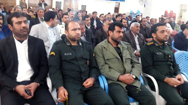 مراسم تجلیل از دو دهه خدمات امام جمعه سابق آبدان - بوشهر