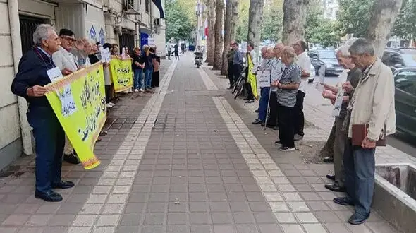 تجمع بازنشستگان تامین اجتماعی در تهران، رشت و شوش /  اعتراض به حقوق زیر خط فقر