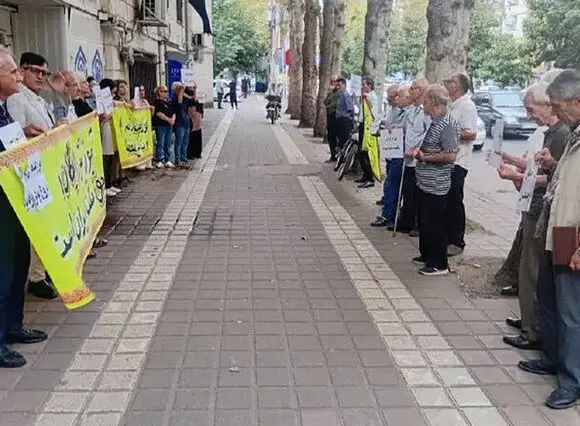 تجمع بازنشستگان تامین اجتماعی در تهران، رشت و شوش /  اعتراض به حقوق زیر خط فقر