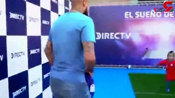 ملاقات کودک ایرانی با ستاره تیم بارسلونا+فیلم