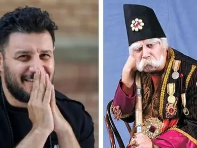 فیلم/ روایت جالب و بامزه جواد عزتی از قبول نقش بابا اتی در سریال «قهوه تلخ»