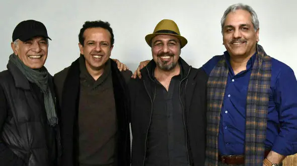 مهران مدیری در کنار رضا عطاران و سامان مقدم / ساعت پنج عصر بالاخره کلید خورد +عکس