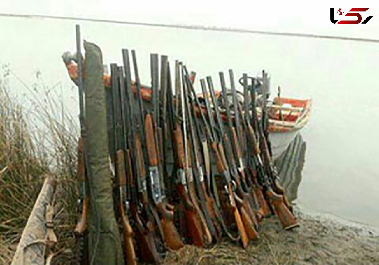 کشف سلاح های شکاری  غیرمجاز در مازندران