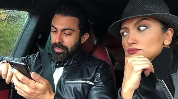 عکس عاشقانه همسر دوم شوهر روناک یونسی / حسادت خانم بازیگر را برانگیخت !