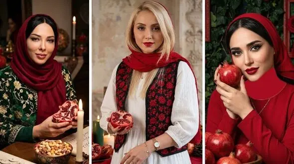 عکس ها / نگاهی به استایل‌های سبز و قرمز خانم بازیگران ایرانی در شب یلدا /  الگوی ایده آل برای یلدای 1404 / از پردیس پورعابدینی و المیرا دهقانی تا مریم مومن و الهام اخوان و مهسا حجازی 