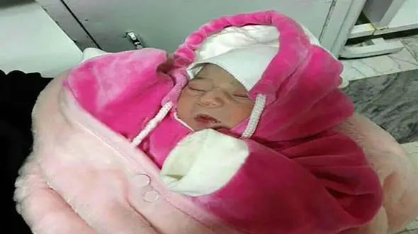  نوزاد تهرانی را در سطل آشغال رها کردند + عکس