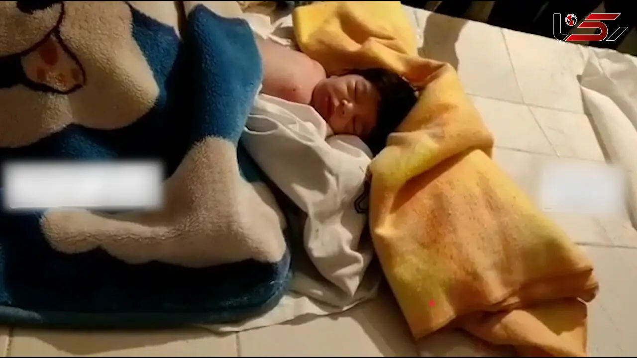 فیلم لحظه زنده شدن نوزاد دوماهه در غسالخانه آبدانان
