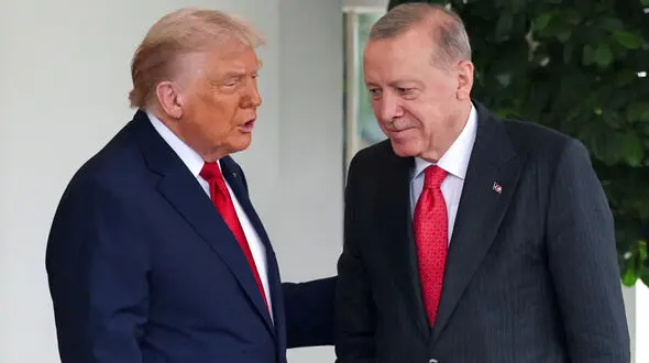 5 فیلم از دیدار ترامپ و اردوغان در آنکارا / از فروش جنگنده اف 35 تا بحث درباره پدافند اس-۴۰۰ روسیه / ترامپ : ترکیه وفادارتر از خیلی کشورهاست ! / اردوغان : ترامپ قول داده و روی قولش میمونه !