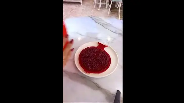 ژله انار شب یلدا + فیلم