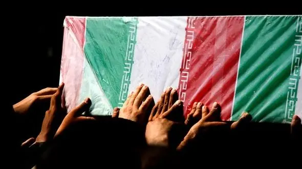 خاکسپاری سه شهید حادثه تروریستی حله در اهواز 