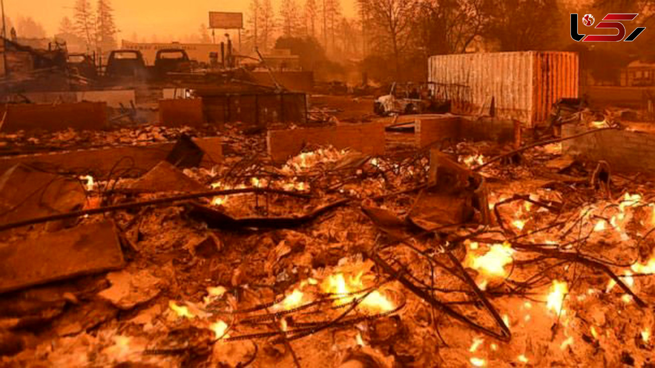 تصاویری باورنکردنی از بزرگترین آتش سوزی سال! + جزییات