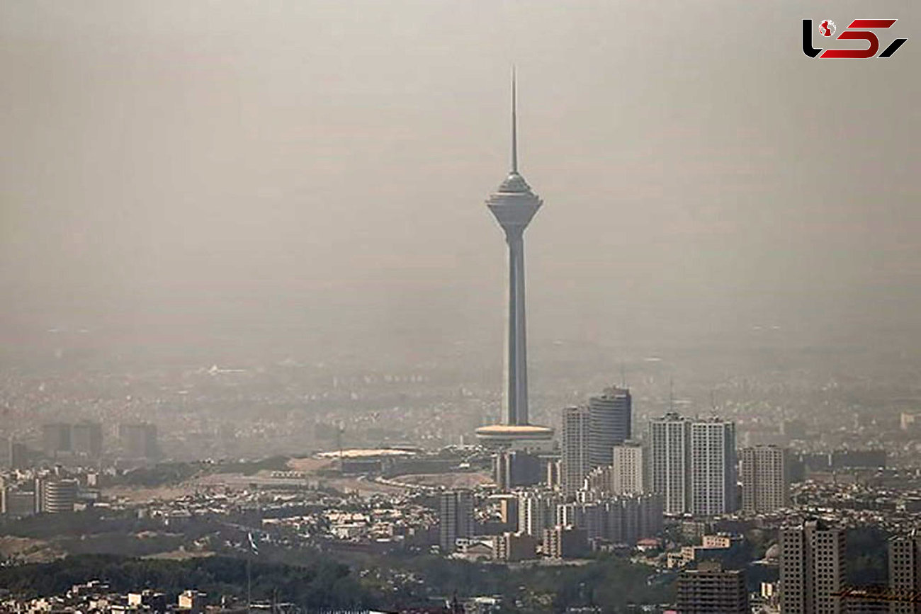 وزش باد نسبتا شدید و افزایش آلاینده‌ها در تهران طی امروز