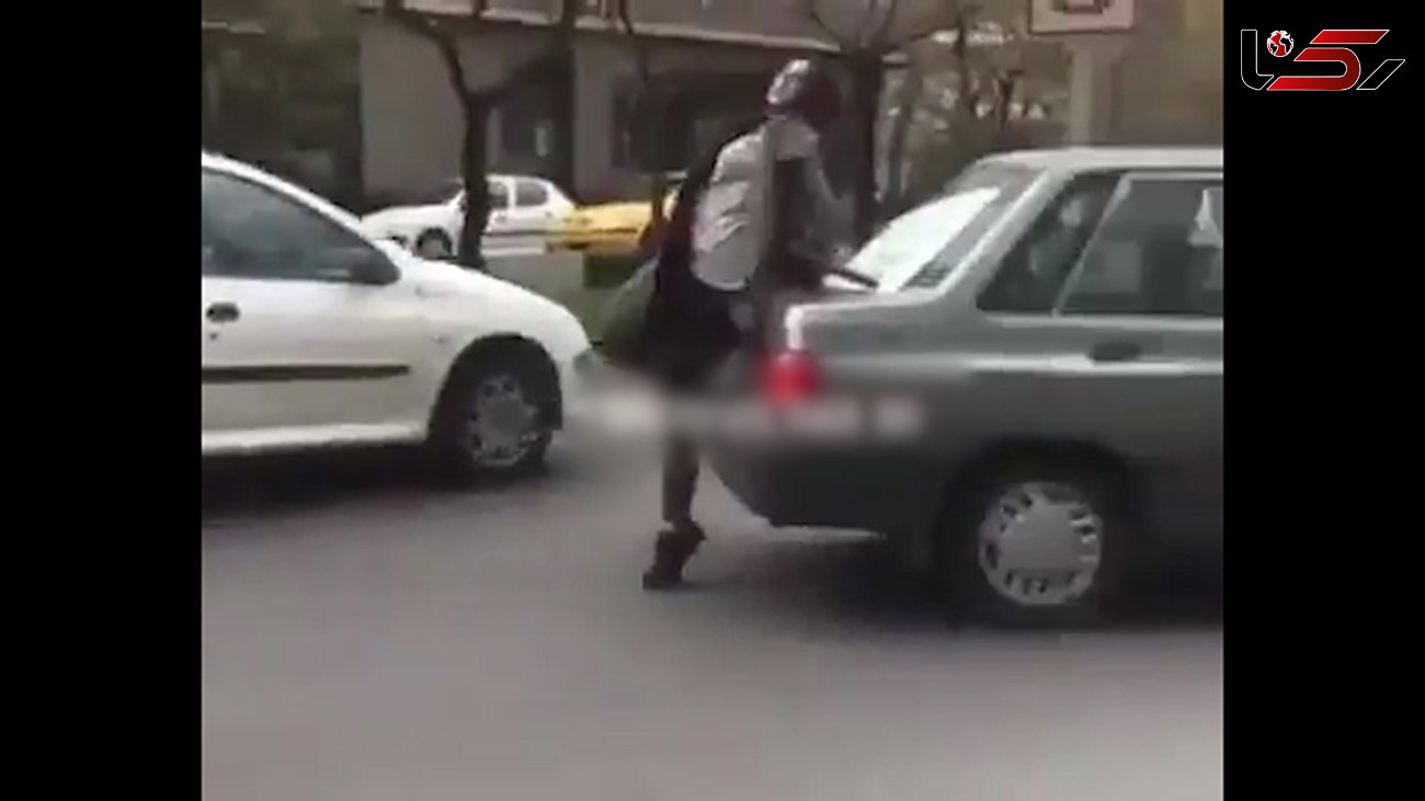 دختر بی ام دبلیو سوار تهرانی دستگیر شد / دردسر اقدام نامناسب مقابل کانکس پلیس + فیلم