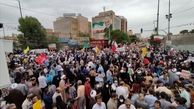 راهپیمایی روز قدس با شکوه و عزت‌آفرین در قم برگزار شد