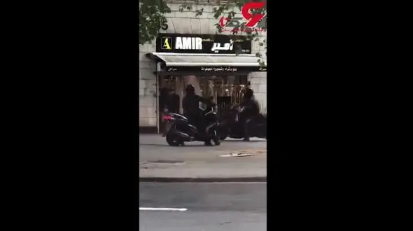 دستبرد وحشیانه به طلافروشی ایرانی امیر در لندن! / دزدان با موتور و شمشیر بودند + فیلم لحظه به لحظه