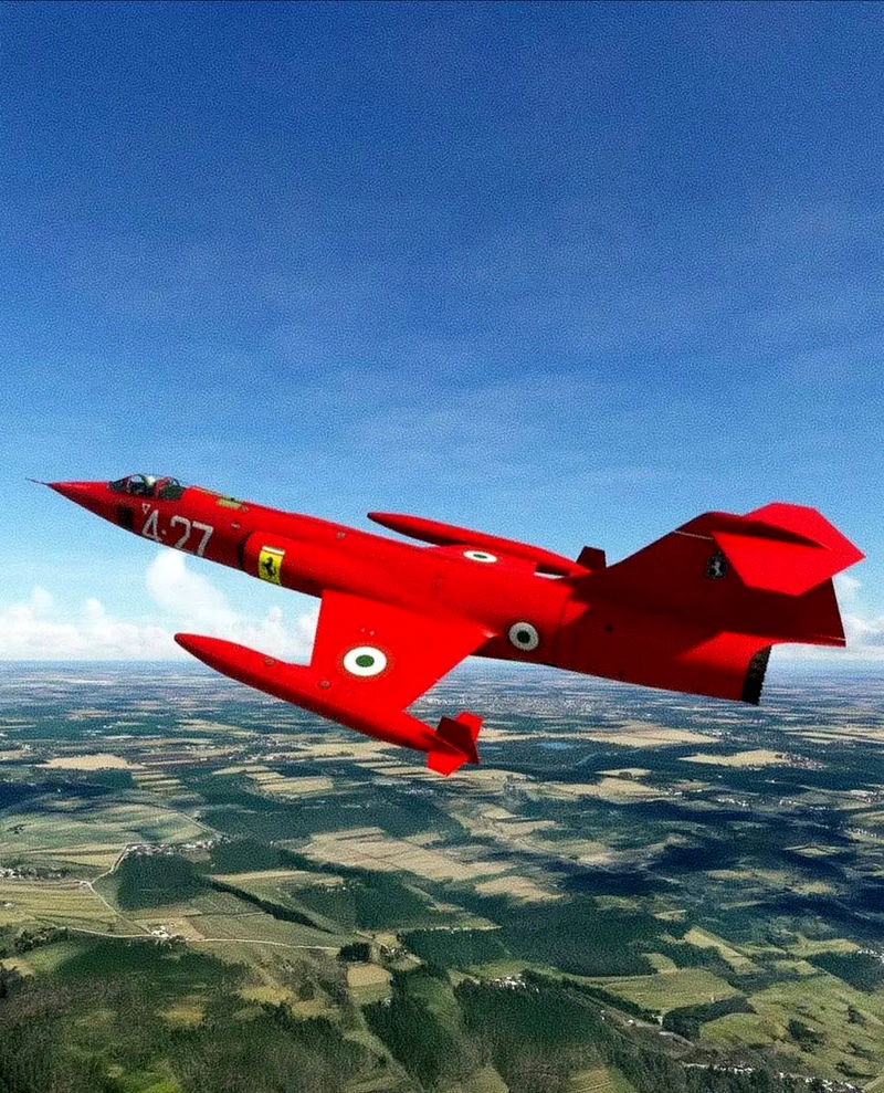 هواپیمای F-104G استارفایتر که توسط نیروی هوایی ایتالیا به فراری اهدا شد