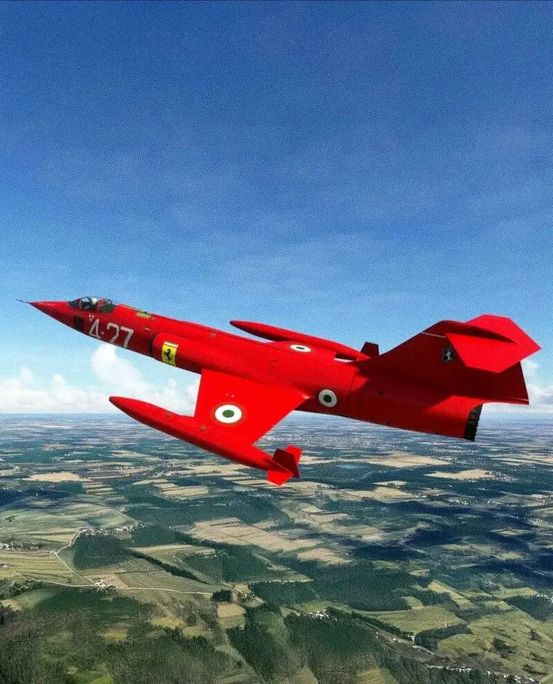 هواپیمای F-104G استارفایتر که توسط نیروی هوایی ایتالیا به فراری اهدا شد