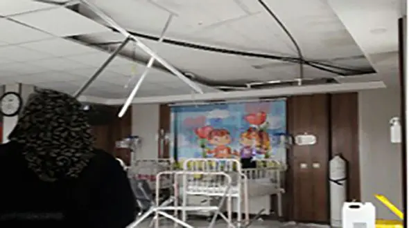 حادثه خطرناک در بخش اطفال بیمارستان هاجر شهرکرد 