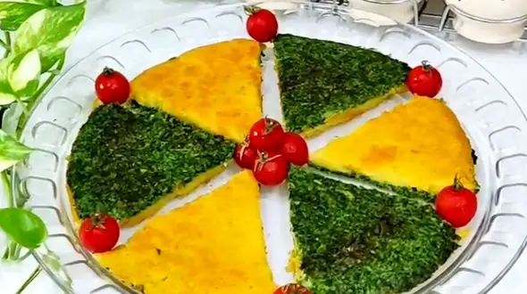 دستور پخت کوکوی دورنگ + فیلم