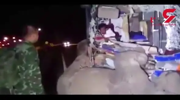 تصادف مرگبار یک اتوبوس با فیل در تایلند + تصویر