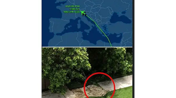 سقوط وحشتناک یک مسافر از هواپیما / جزییاتی جدید+ عکس محل سقوط