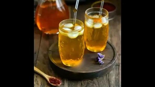 طرز تهیه شربت گلاب و زعفران + فیلم 
