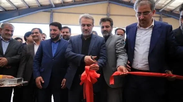  بازدید وزیر صمت از کارخانه فولاد میبد/ یک واحد تولید کاشی به بهره‌برداری رسید