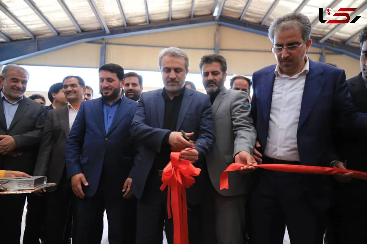  بازدید وزیر صمت از کارخانه فولاد میبد/ یک واحد تولید کاشی به بهره‌برداری رسید