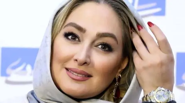 تغییر باورنکردنی چهره الهام حمیدی با استایل بهاری / آرایش شیک اما غلیظش چهره اش را دگرگون کرد + عکس