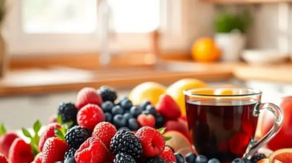 چای و توت؛ راهی طبیعی برای جوان ماندن و سلامت بدن