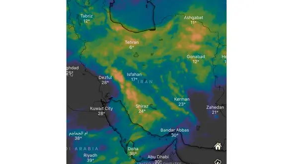 بارش سراسری باران در ایران تا 10 روز آینده ! + نقشه