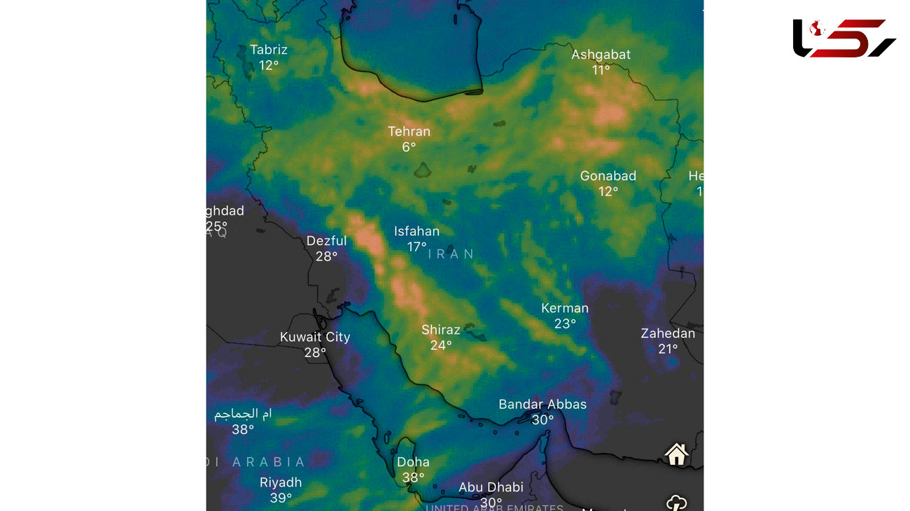 بارش سراسری باران در ایران تا 10 روز آینده ! + نقشه