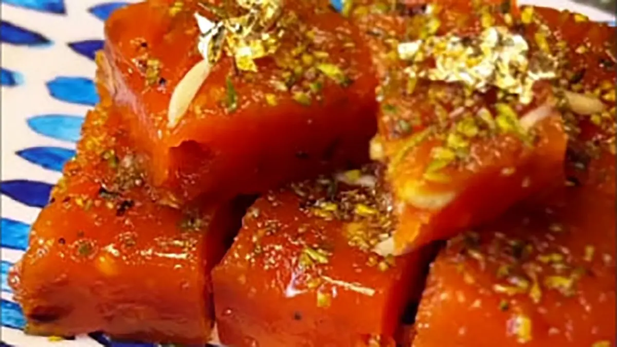 حلوا بمبئی آموزش حلوای امروز