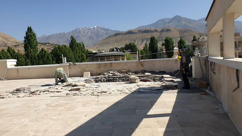 تخریب ویلای شبنم نعمت زاده