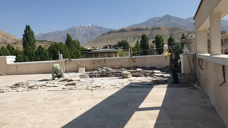 تخریب ویلای شبنم نعمت زاده