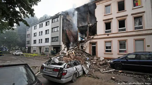 وقوع انفجار شهر ووپرتال آلمان+ عکس 