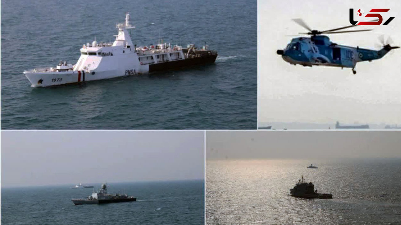 تمرین مشترک نیروی دریایی ارتش ایران و پاکستان برگزار شد