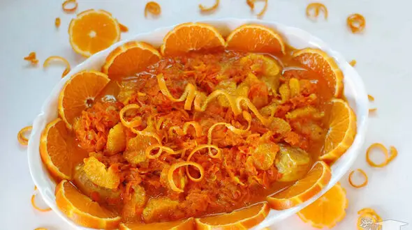 طرز تهیه خورش پرتقال شمالی با مرغ / با گوشت / بدون گوشت و مرغ
