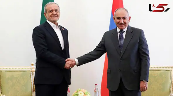 Official Welcome Ceremony for President Pezeshkian by Armenian Prime Minister