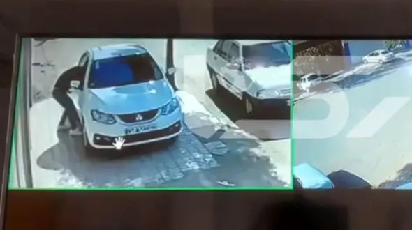 فیلم لحظه سرقت ضبط خودرو در کمتر از 20 ثانیه در بلوار کشاورز مشهد