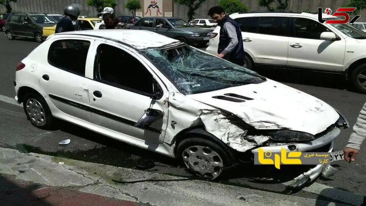 مرگ راننده جوان در تصادف مرگبار مگان با پژو 207 در بزرگراه استاد شهریار تبریز