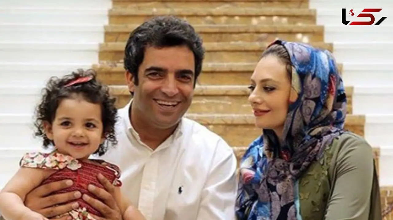 قاب عاشقانه منوچهر هادی و دخترش در آخرین روز مدرسه