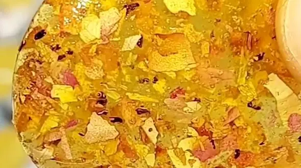 طرز تهیه پولکی اصفهانی برای شب عید + فیلم