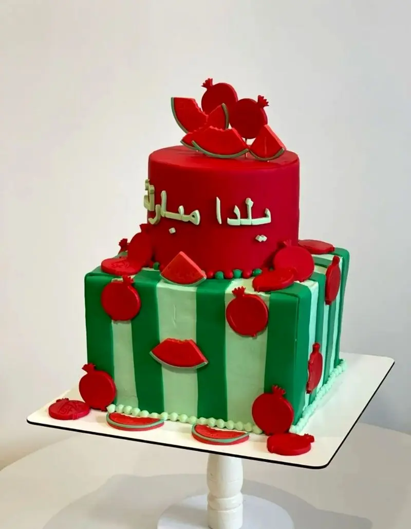 ایده کیک شب یلدا برای مدرسه 