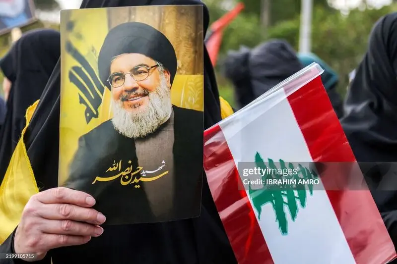 تظاهرات هواداران خشمگین حزب الله لبنان در حمایت از ایران
