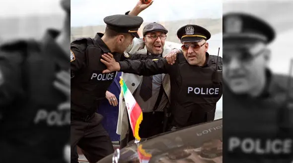 گریم رضا عطاران در فیلم مهران احمدی