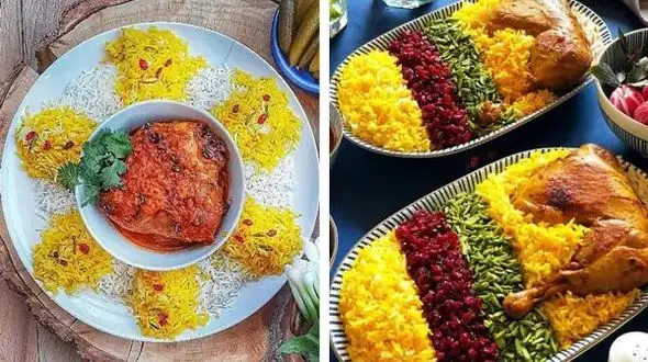 آموزش تزئین مرغ مهمانی | تزئینات جذاب مرغ سرخ شده