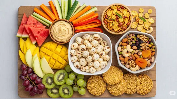 لیست کامل میان وعده‌ های سالم برای خانه، محل کار و مدرسه